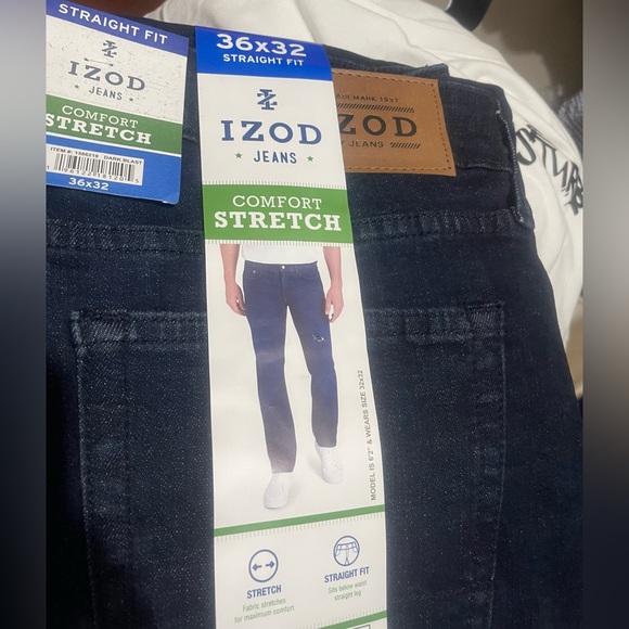 Izod Men's Straight fit Jeans - size 36x32 - Picture 4 of 6